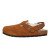 Thumbnail of Birkenstock Tokio Inside Shearling Suede Leather/Fur "Mink" (1028374) [1]