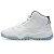 Thumbnail of Nike Jordan Retro 11 Schuhe Weiß Größe: 32 Leder (378039-104) [1]