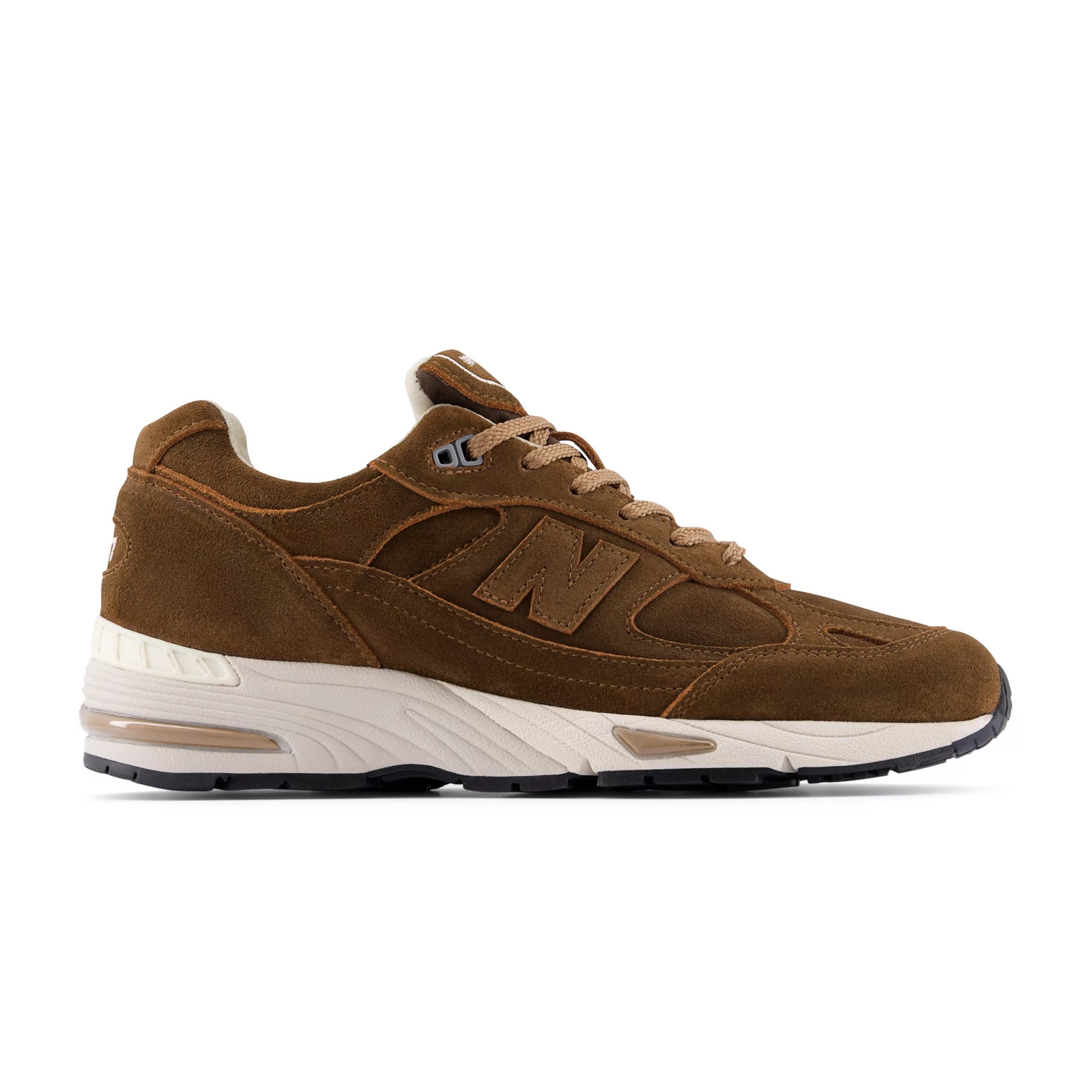 Thumbnail of New Balance Made in UK 991V1 Luxe Suede (M991BR1) [1]